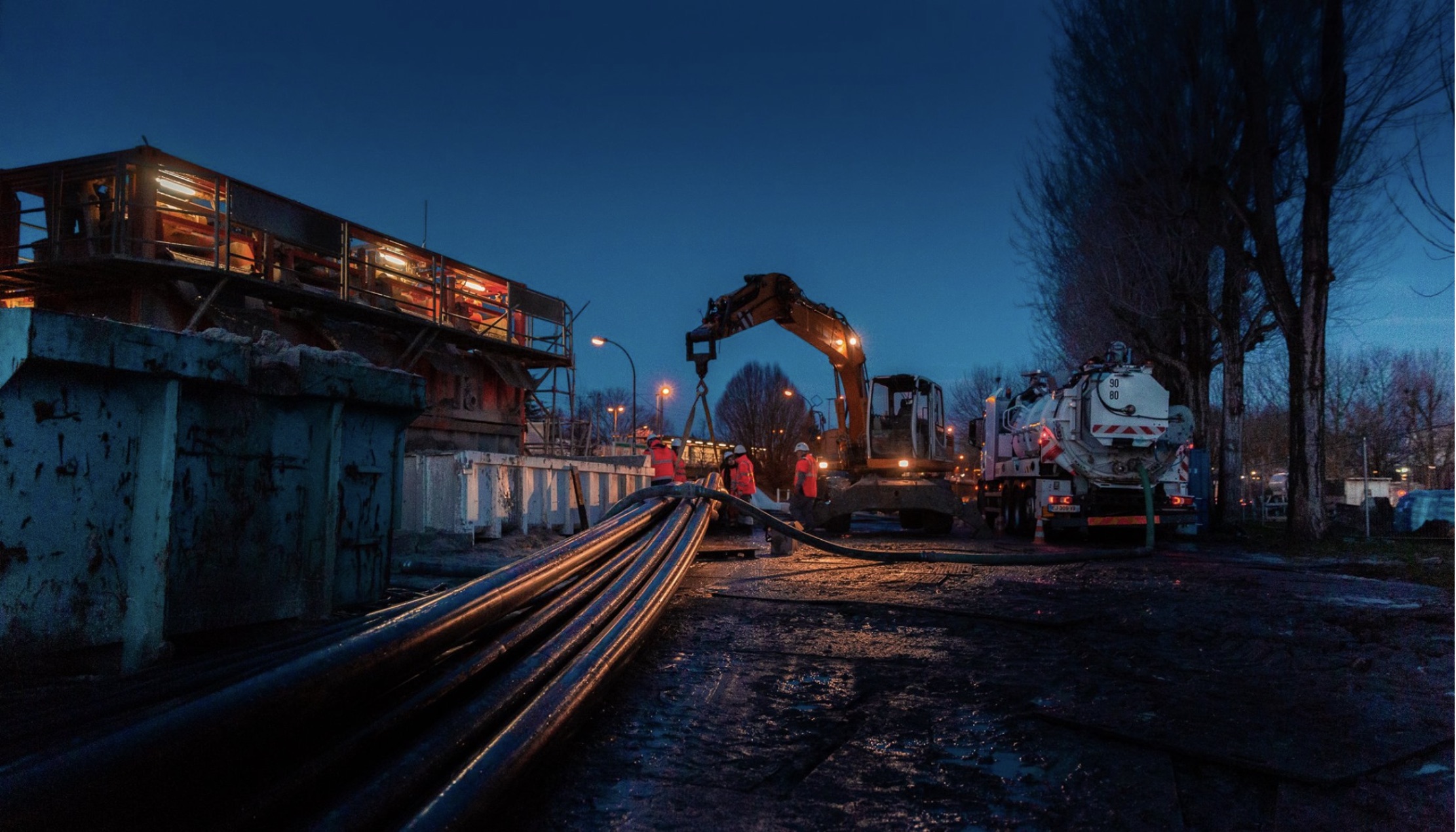 Équipe STPA Forage sur chantier